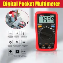 UNI-T UT33A+ Mini Multimeter Digital AC DC Voltage Tester Resistance Meter Electrician Anti-Burn Pocket Digital Ammeter Home DIY
UNI-T UT33A+ Mini Multimeter Digital AC DC Voltage Tester Resistance Meter Electrician Anti-Burn Pocket Digital Ammeter Home DIY