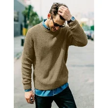 Men Sweater Spring Autumn Loose Pullover Knitted Sweater Men Long Sleeve O-Neck Solid Color Sweater Streetwear Vintage Sweater
Men Sweater Spring Autumn Loose Pullover Knitted Sweater Men Long Sleeve O-Neck Solid Color Sweater Streetwear Vintage Sweater