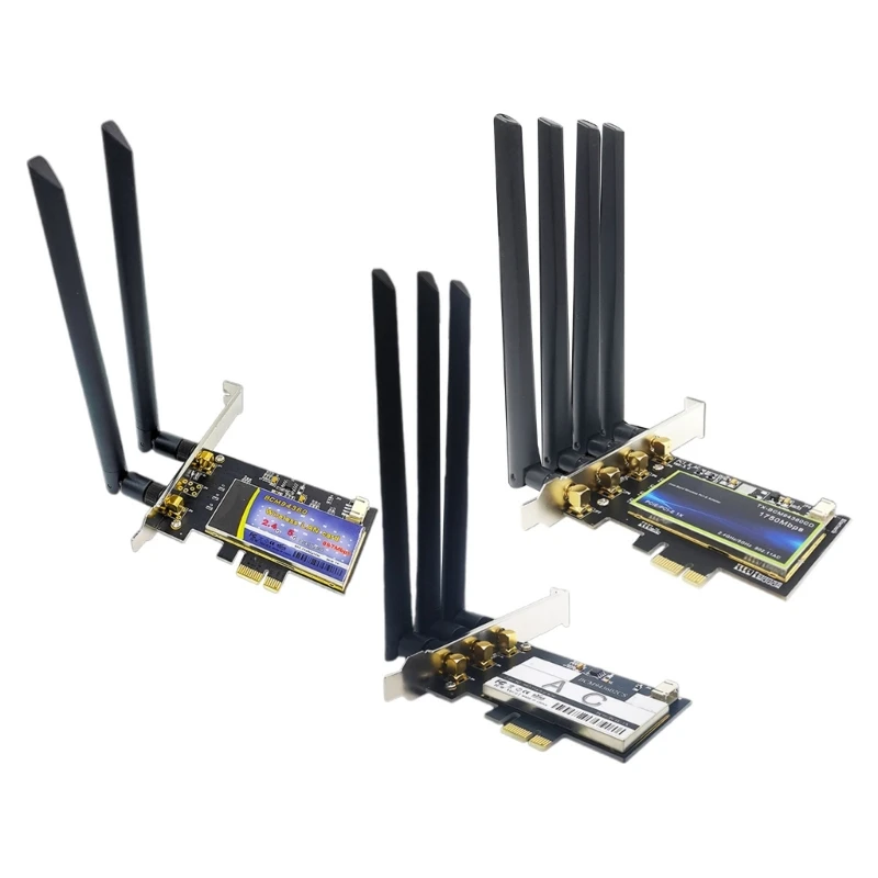 Встроенная беспроводная карта BCM94360 802.11AC, Двухдиапазонная стандартная PCI-E для Hackintosh, MacOS Win7/8/10, Wlan-карта без привода
Встроенная беспроводная карта BCM94360 802.11AC, Двухдиапазонная стандартная PCI-E для Hackintosh, MacOS Win7/8/10, Wlan-карта без привода