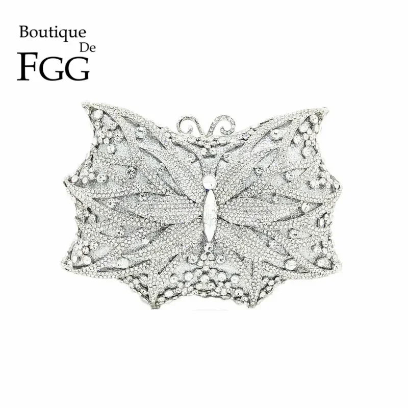 Женский клатч с серебряной бабочкой Bouotique De FGG, свадебные стразы, сумочки и кошельки
Женский клатч с серебряной бабочкой Bouotique De FGG, свадебные стразы, сумочки и кошельки