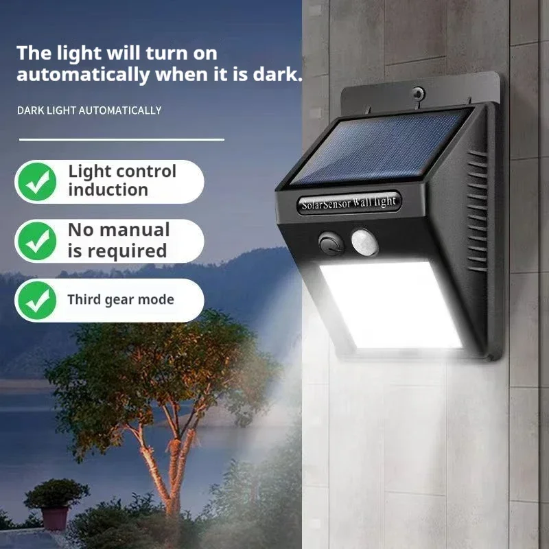 30 LED Beads New Type LED Solar Wall Light Outdoor Waterproofing Motion Sensor Solar Lighting Street Light Garden Decoration
30 LED Beads New Type LED Solar Wall Light Outdoor Waterproofing Motion Sensor Solar Lighting Street Light Garden Decoration