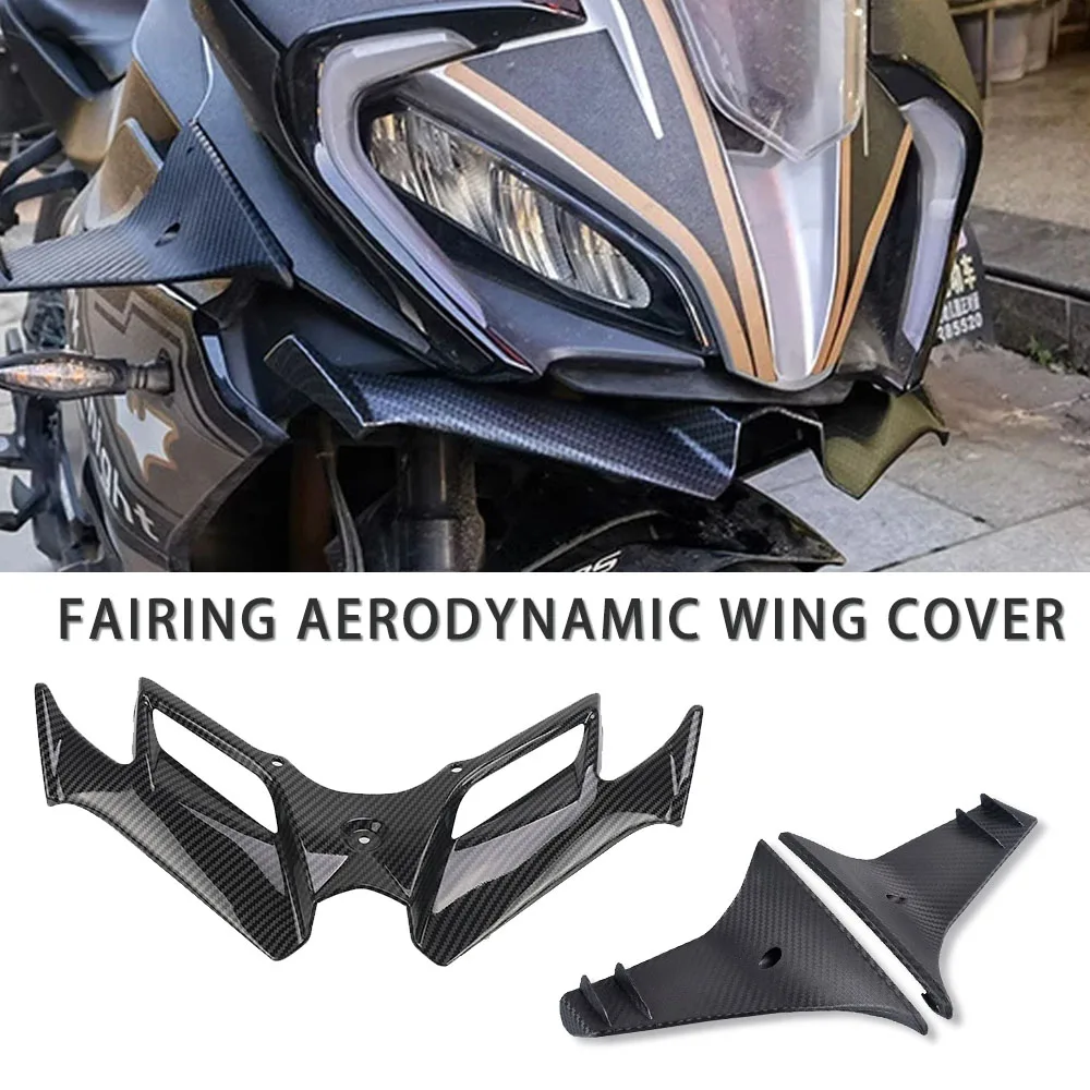 

For CFMOTO 300SR 250SR 300 250 SR MY22 Motorcycle Front Fairing Aerodynamic Winglet Lower Cover Protection Guard Fixed Wind Wing