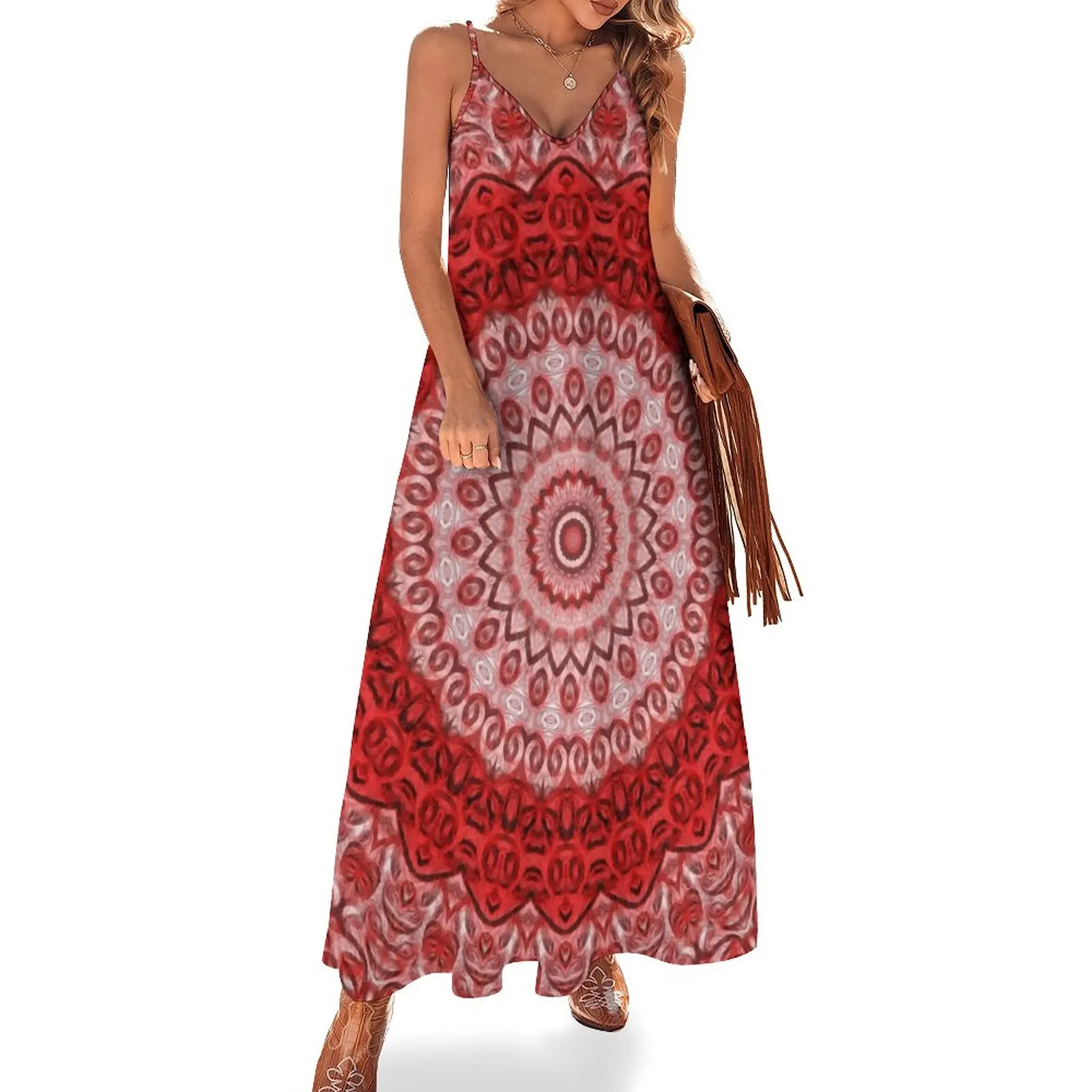 New Red Mandala of protection. Sleeveless Dress cute dress elegant women's dresses for wedding elegant women's sets
New Red Mandala of protection. Sleeveless Dress cute dress elegant women's dresses for wedding elegant women's sets