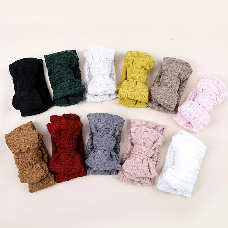 Double Big Bow Children's Headband Knitted Jacquard DIY Baby Head Bandwidthedge Elastic Autumn Winter Baby Hair Accessories New
Double Big Bow Children's Headband Knitted Jacquard DIY Baby Head Bandwidthedge Elastic Autumn Winter Baby Hair Accessories New
