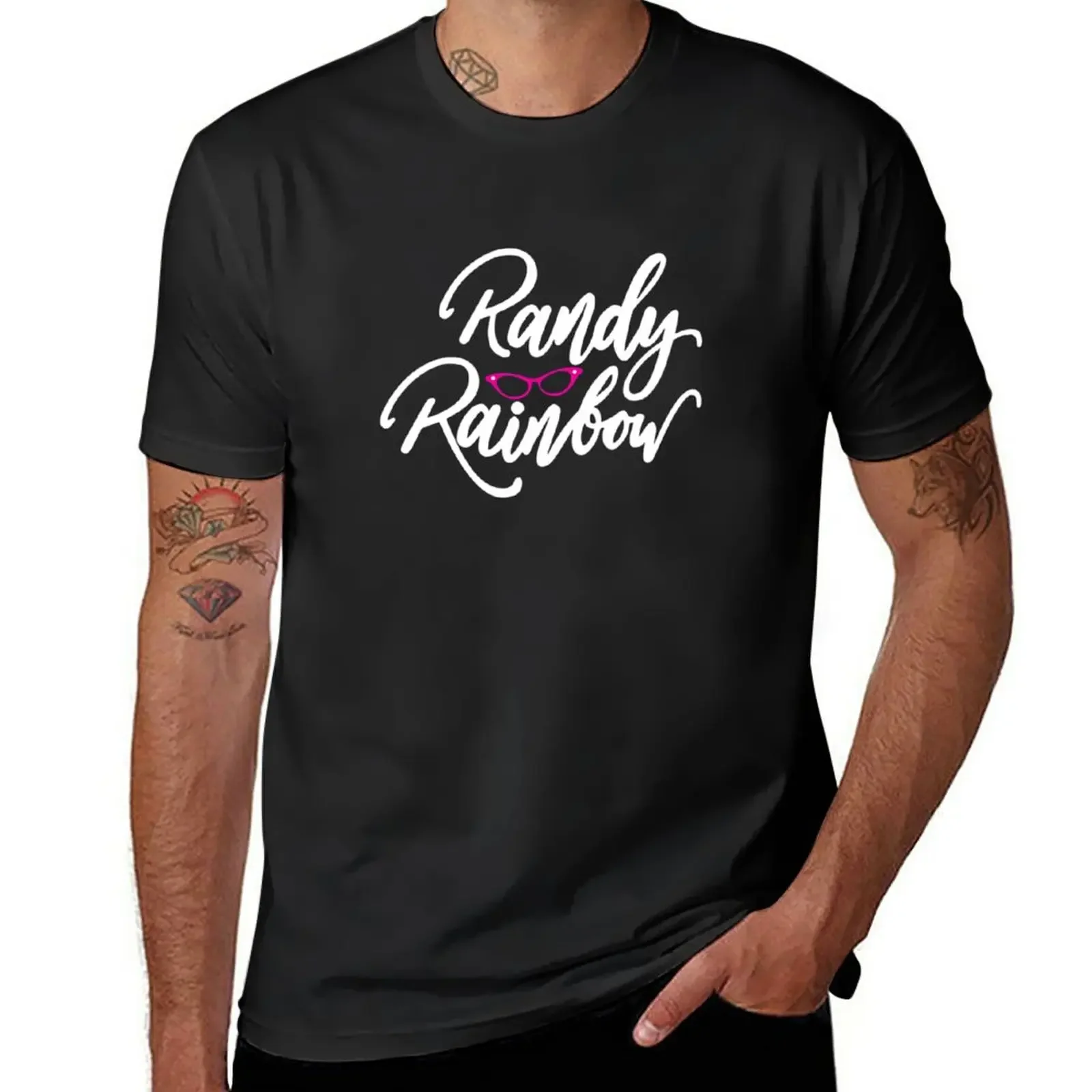 

Randy Rainbow T-Shirt hippie clothes customs design your own vintage clothes plain black t shirts men