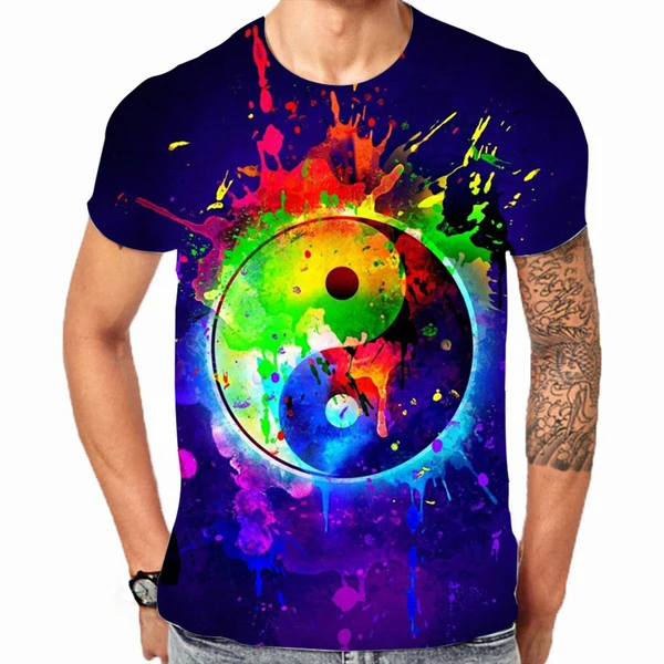 2023 Tai Chi Yin Yang Pattern 3D Printing T-shirt Novelty Personality Funny Short-sleeved T-shirt
2023 Tai Chi Yin Yang Pattern 3D Printing T-shirt Novelty Personality Funny Short-sleeved T-shirt