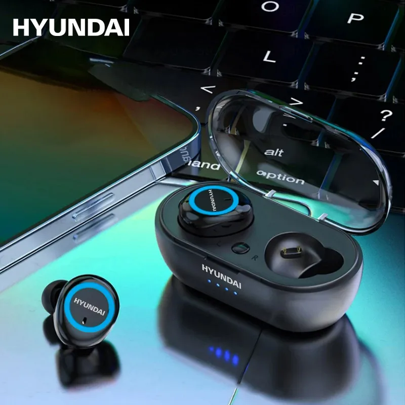 

Choice HYUNDAI HY-T21 TWS Wireless Bluetooth V5.3 Earphones HiFi Surround Sound Earbuds With HD Mic Low Latency Headphones