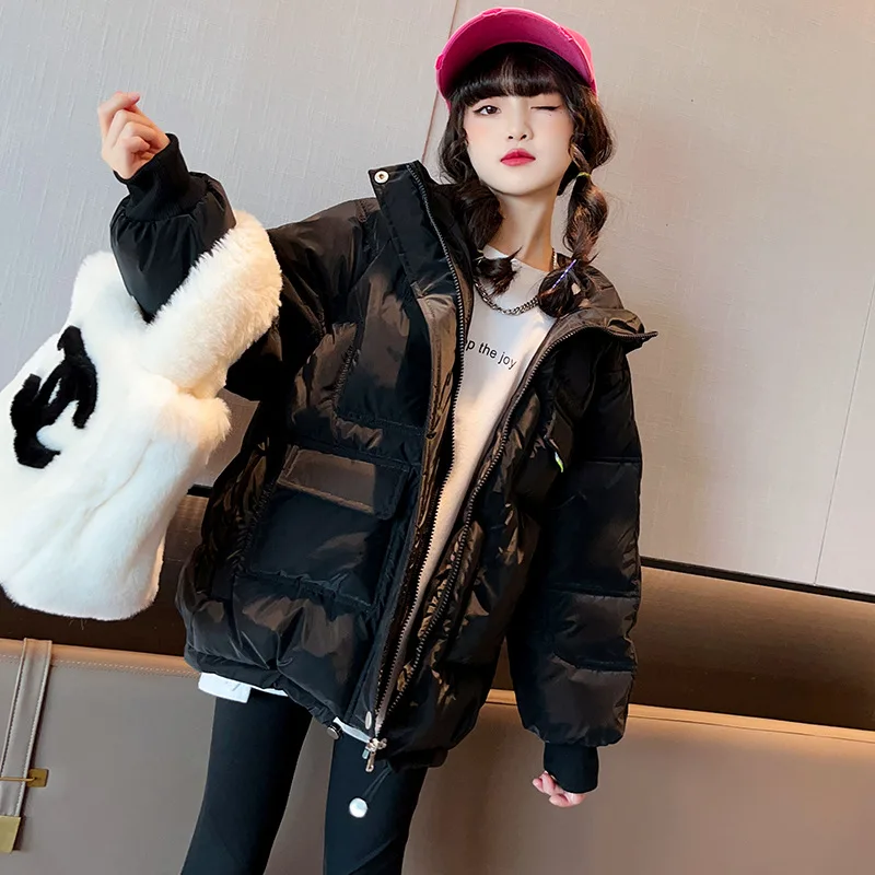 Kid Girls Clothes Winter Fashion New Hooded Coat Thick Warm Down Cotton Jacket for Teens Med-length Pocket Design Snowsuit 4-14Y
Kid Girls Clothes Winter Fashion New Hooded Coat Thick Warm Down Cotton Jacket for Teens Med-length Pocket Design Snowsuit 4-14Y