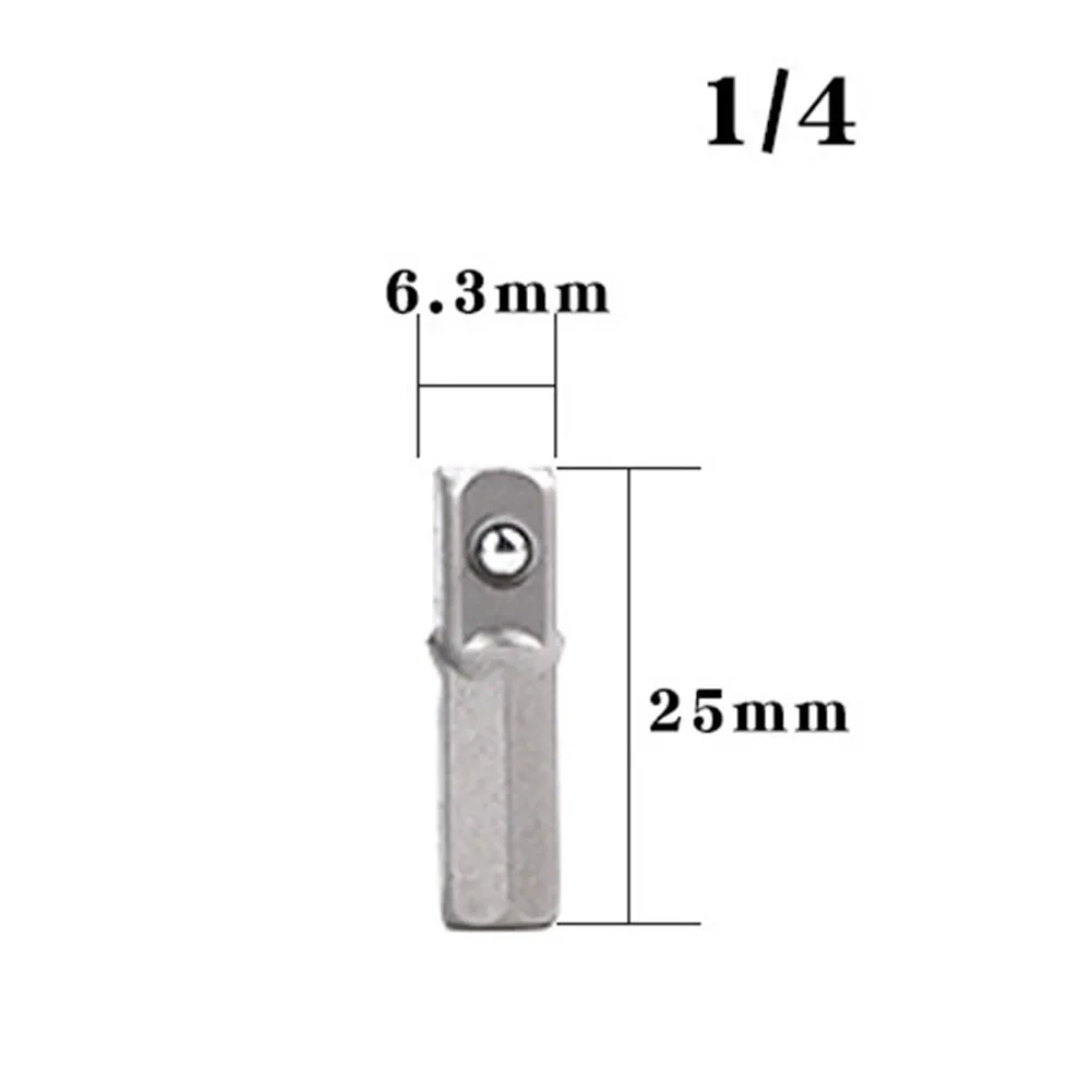1/4pcs*Socket Adapter For Impact Driver Hex Shank To Square Socket Extension Installation Pneumatic Screwdriver Tool Parts
1/4pcs*Socket Adapter For Impact Driver Hex Shank To Square Socket Extension Installation Pneumatic Screwdriver Tool Parts