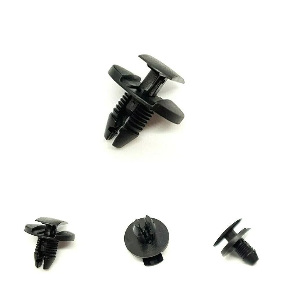 

Durable New Useful Plate Plastic Clip Trunk Screw Rivet Parts 20 Pieces Arch Black Inner Backing Plastic Fastener