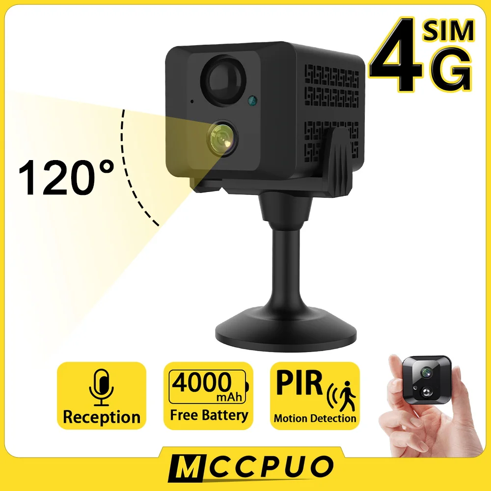 Мини-камера Mccpuo 4K 8 МП 4G с ИК-датчиком движения и встроенным аккумулятором на 4000 мА · ч
Мини-камера Mccpuo 4K 8 МП 4G с ИК-датчиком движения и встроенным аккумулятором на 4000 мА · ч