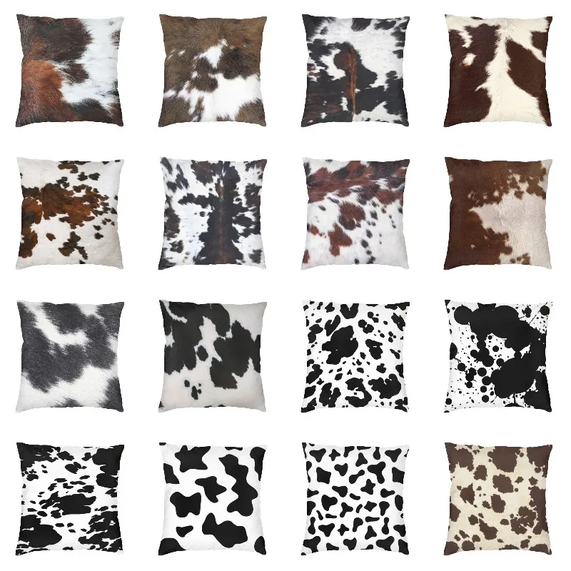 Hot Sale Animal Skin Fur Cowhide Texture Throw Pillow Covers Home Decorative Polyester 3D Printing Cushion Cover Sofa Pillowcase
Hot Sale Animal Skin Fur Cowhide Texture Throw Pillow Covers Home Decorative Polyester 3D Printing Cushion Cover Sofa Pillowcase
