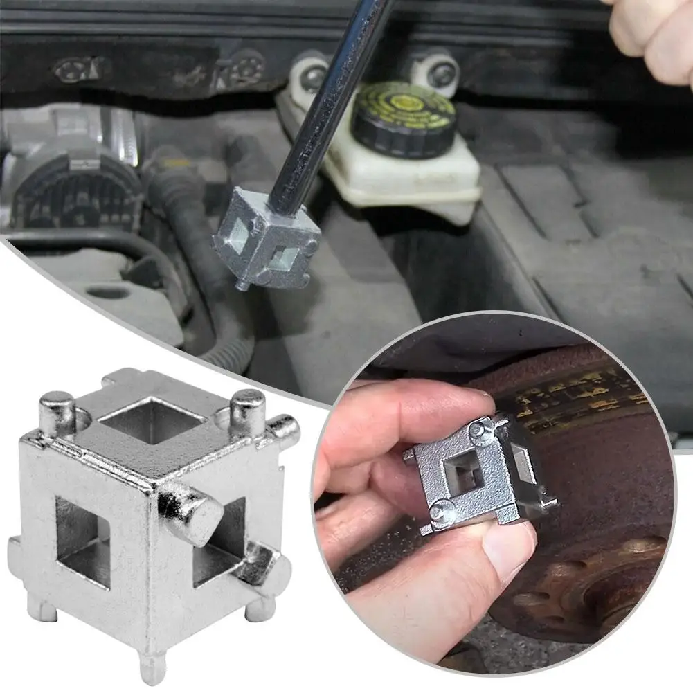 

Cube Tool Rotates Piston Back Brake Cylinder Adjustment Group For Vehicles With 4 Wheel Disc Brakes Car Repair Tool Q1U1