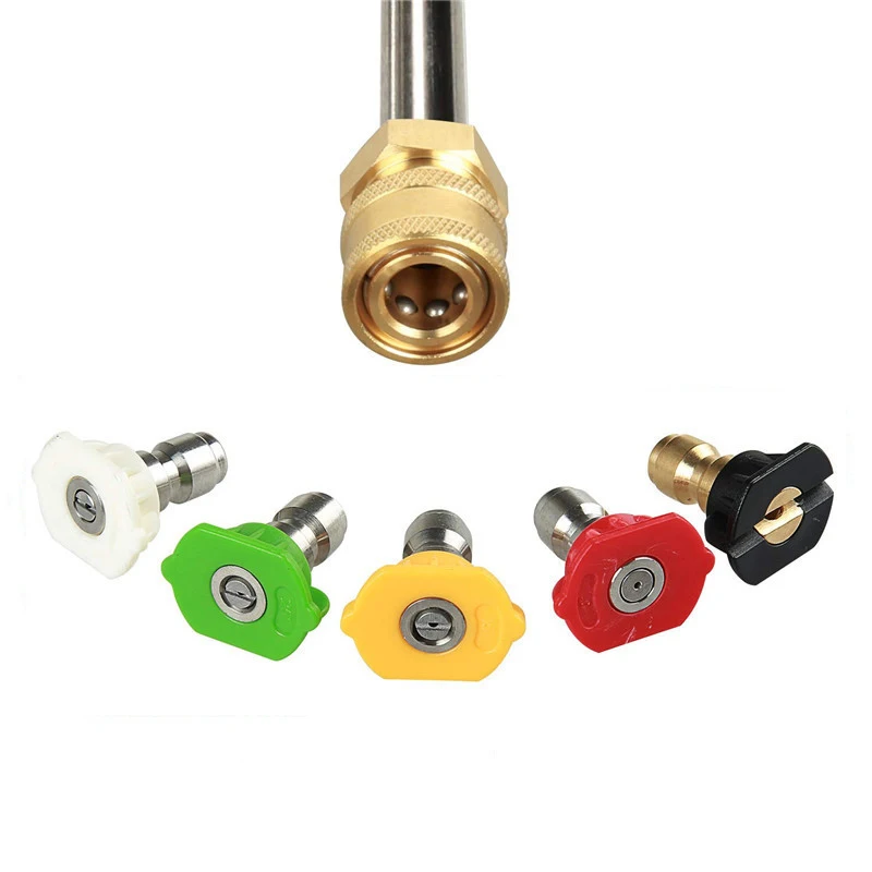 Take Your Cleaning Abilities to New Heights with 17cm High Pressure Washer Extension Rod 90 Degree Curve 5 Spray Nozzle Tips
Take Your Cleaning Abilities to New Heights with 17cm High Pressure Washer Extension Rod 90 Degree Curve 5 Spray Nozzle Tips
