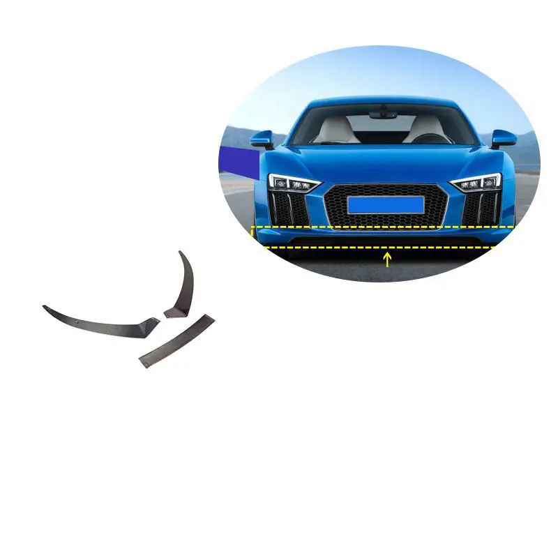 R8 Carbon Fiber Fibre Front Bumper lip splitter Fit For Audi R8 2016-2018
R8 Carbon Fiber Fibre Front Bumper lip splitter Fit For Audi R8 2016-2018