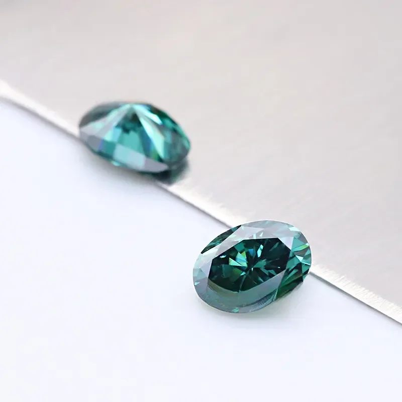 2pcs Egg-shaped Dark Green Moissanite Loose Stone Original Color Denier-shaped Dark Green Moissanite For Jewelry Accessories
2pcs Egg-shaped Dark Green Moissanite Loose Stone Original Color Denier-shaped Dark Green Moissanite For Jewelry Accessories