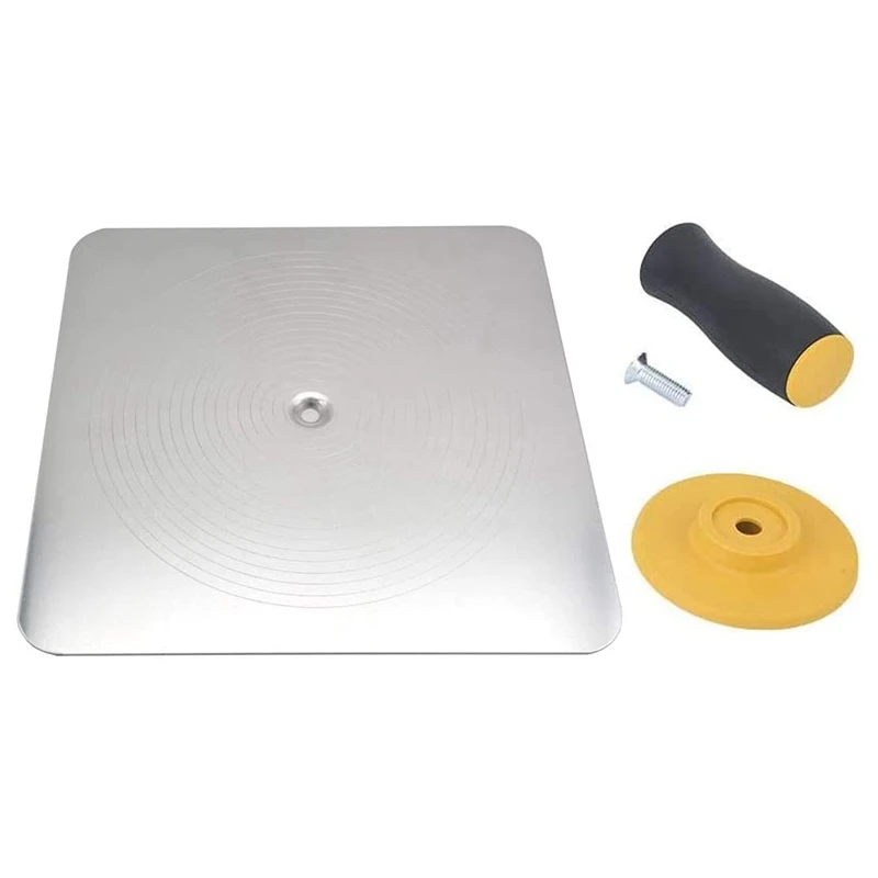 Lightweight Premium Aluminum Plate Plastering Hawk Plastering Hand Board With Comfort Grip Handle 12 X 12-Inch,2 Pack
Lightweight Premium Aluminum Plate Plastering Hawk Plastering Hand Board With Comfort Grip Handle 12 X 12-Inch,2 Pack