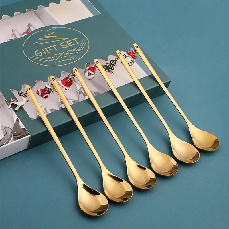 New Year 2024 Christmas Gift Cutlery Stainless Steel Spoon Fork Christmas Tree Decoration for Home Dessert Spoon Navidad 2023
New Year 2024 Christmas Gift Cutlery Stainless Steel Spoon Fork Christmas Tree Decoration for Home Dessert Spoon Navidad 2023