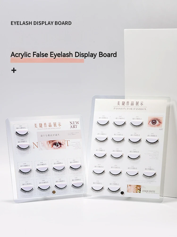 False Eyelashes Display Board Acrylic Salon Lash Display Rack Eyelash Extension Storage Showing Shelf Eye Lash Display Stand
False Eyelashes Display Board Acrylic Salon Lash Display Rack Eyelash Extension Storage Showing Shelf Eye Lash Display Stand
