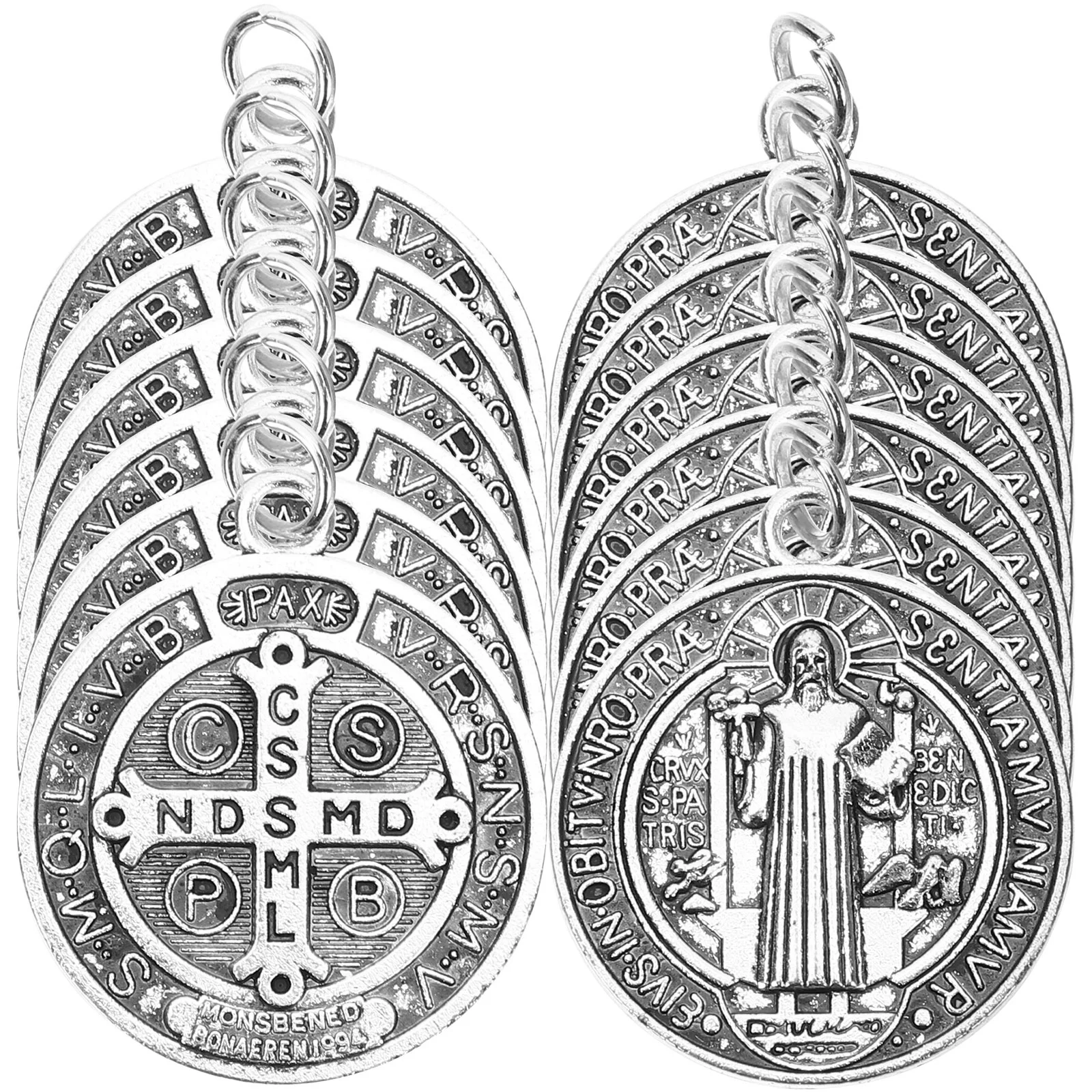 12 Pcs Cross Necklaces Metal Tag Ornaments Nativity Bulk Charms for Making Plaque Christian Office
12 Pcs Cross Necklaces Metal Tag Ornaments Nativity Bulk Charms for Making Plaque Christian Office