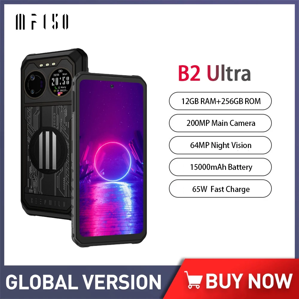 

IIIF150 B2 ультра прочный смартфон Android 13 12 Гб + 256 ГБ 15000 МП неразрушаемые мобильные телефоны мАч 65 Вт 4G сотовый телефон в продаже