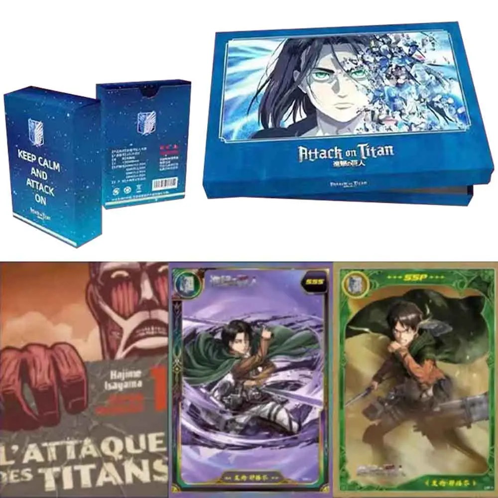 Attack on Titan Card Rare Crystal SSS Card Card Limited Metal Card Enthusiastic Animation Collection Card Children's Toy Gift
Attack on Titan Card Rare Crystal SSS Card Card Limited Metal Card Enthusiastic Animation Collection Card Children's Toy Gift