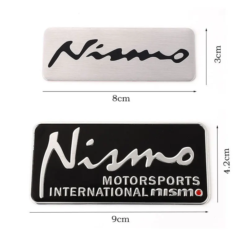 

Suitable for Nissan car stickers, novelty Jun Xuan Yi Xiaoke Tianlai modified metal nismo aluminum label nameplate sticker