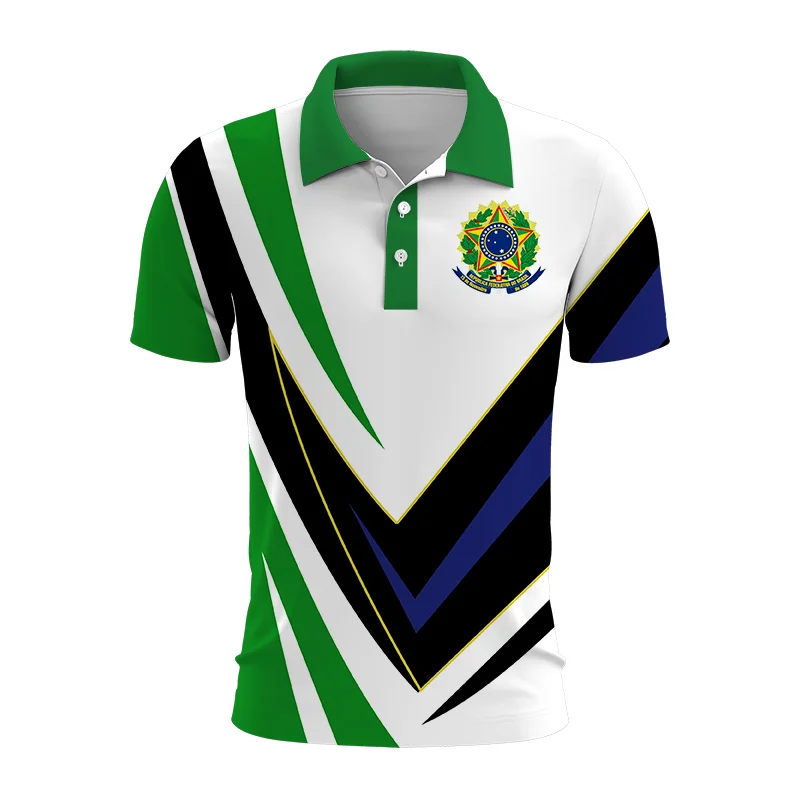 Summer Men Polo Shirt Golf Shirt Fashion 3D Print Button Lapel Short Sleeve T-shirts Casual Sportswear Top
Summer Men Polo Shirt Golf Shirt Fashion 3D Print Button Lapel Short Sleeve T-shirts Casual Sportswear Top