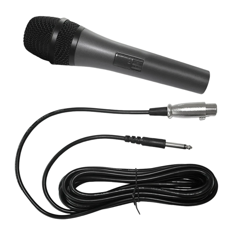 Dynamic Microphone With On And Off Switch Wired Karaoke Mic Condenser Microphone For Vocal Music Performance
Dynamic Microphone With On And Off Switch Wired Karaoke Mic Condenser Microphone For Vocal Music Performance