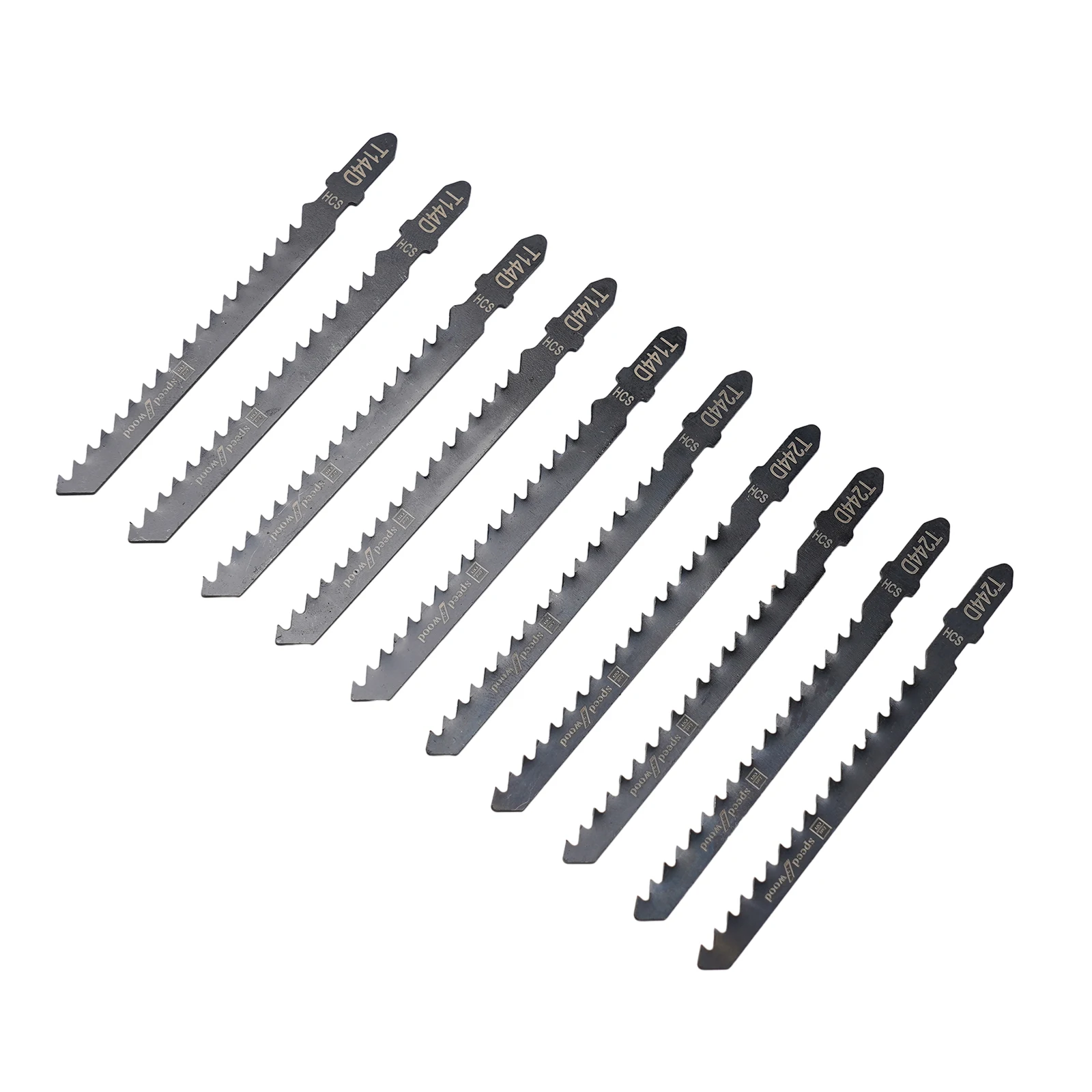 High Quality Saw Blades Jigsaw Blades 10Pcs Cutting HCS High Carbon Steel High Speed Practical Saw Blade
High Quality Saw Blades Jigsaw Blades 10Pcs Cutting HCS High Carbon Steel High Speed Practical Saw Blade