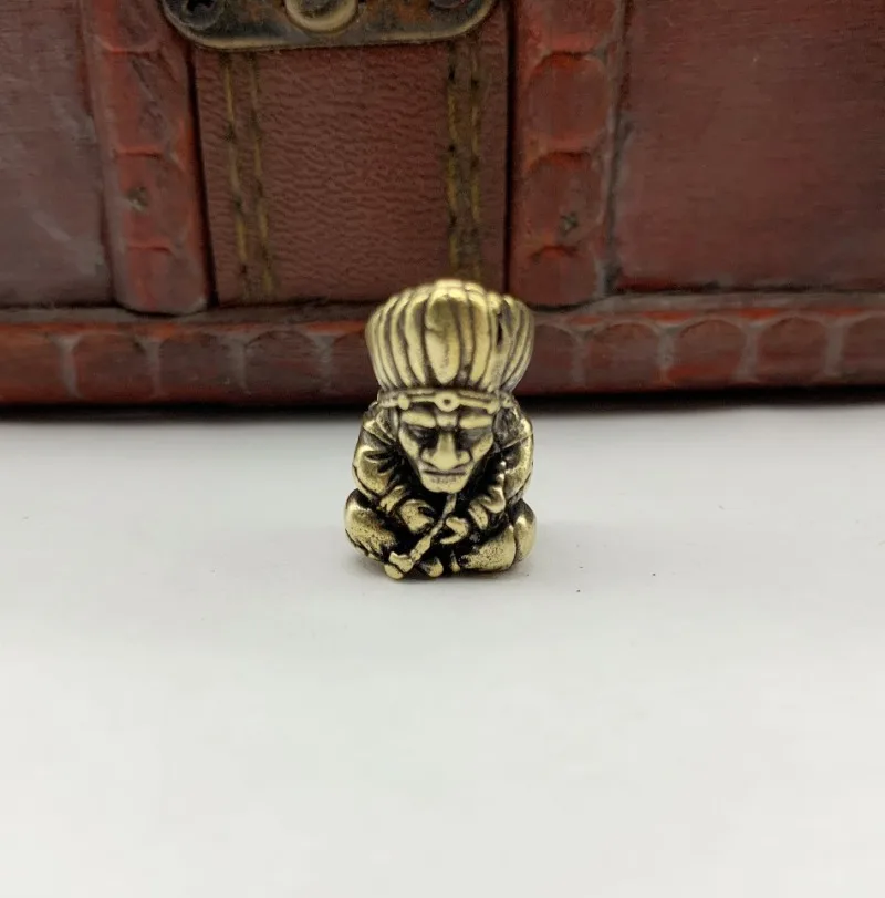 Vintage Brass Indian Elders Figurines Umbrella Rope Bead Pendants for Car Keychains DIY Knife Beads Lanyard Hangings Accessories
Vintage Brass Indian Elders Figurines Umbrella Rope Bead Pendants for Car Keychains DIY Knife Beads Lanyard Hangings Accessories