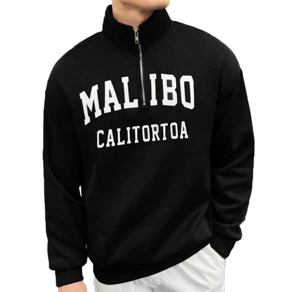Streetwear Sweatshirts Long Sleeve Tops for Mens Fashion Stand Collar Pullovers Suitable for Everyday Style
Streetwear Sweatshirts Long Sleeve Tops for Mens Fashion Stand Collar Pullovers Suitable for Everyday Style