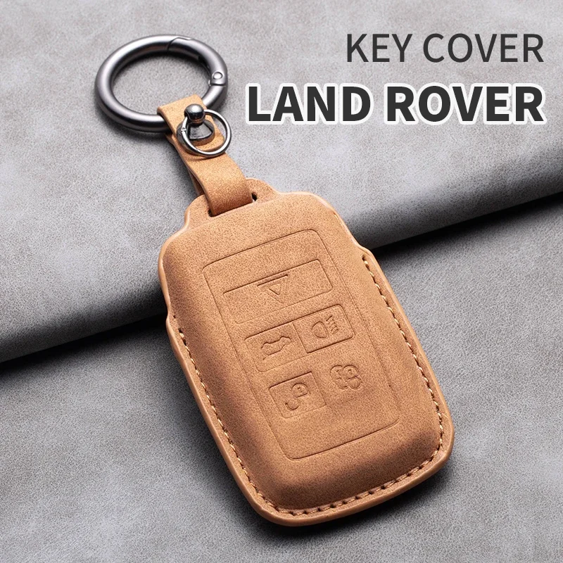 Leather Car Key Case Cover Holder Shell Keychain For Land Rover Range Rover Sport Discovery 3 4 Elander 2 Evoque Accessories
Leather Car Key Case Cover Holder Shell Keychain For Land Rover Range Rover Sport Discovery 3 4 Elander 2 Evoque Accessories
