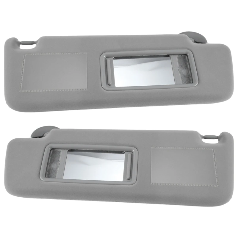 

1Pair Car Grey Sun Visor Assembly 74320-60850-B1 7432060850B1 For Toyota Prado 2002-2009 Replacement Parts Accessories