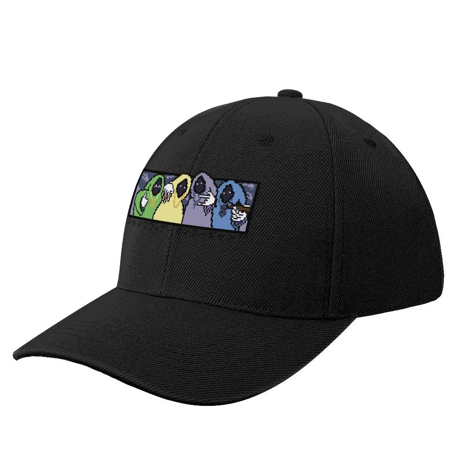 

SHADOW WIZARD MONEY GANG Pixel Art Baseball Cap Trucker Cap Golf Cap Hats For Men Women's