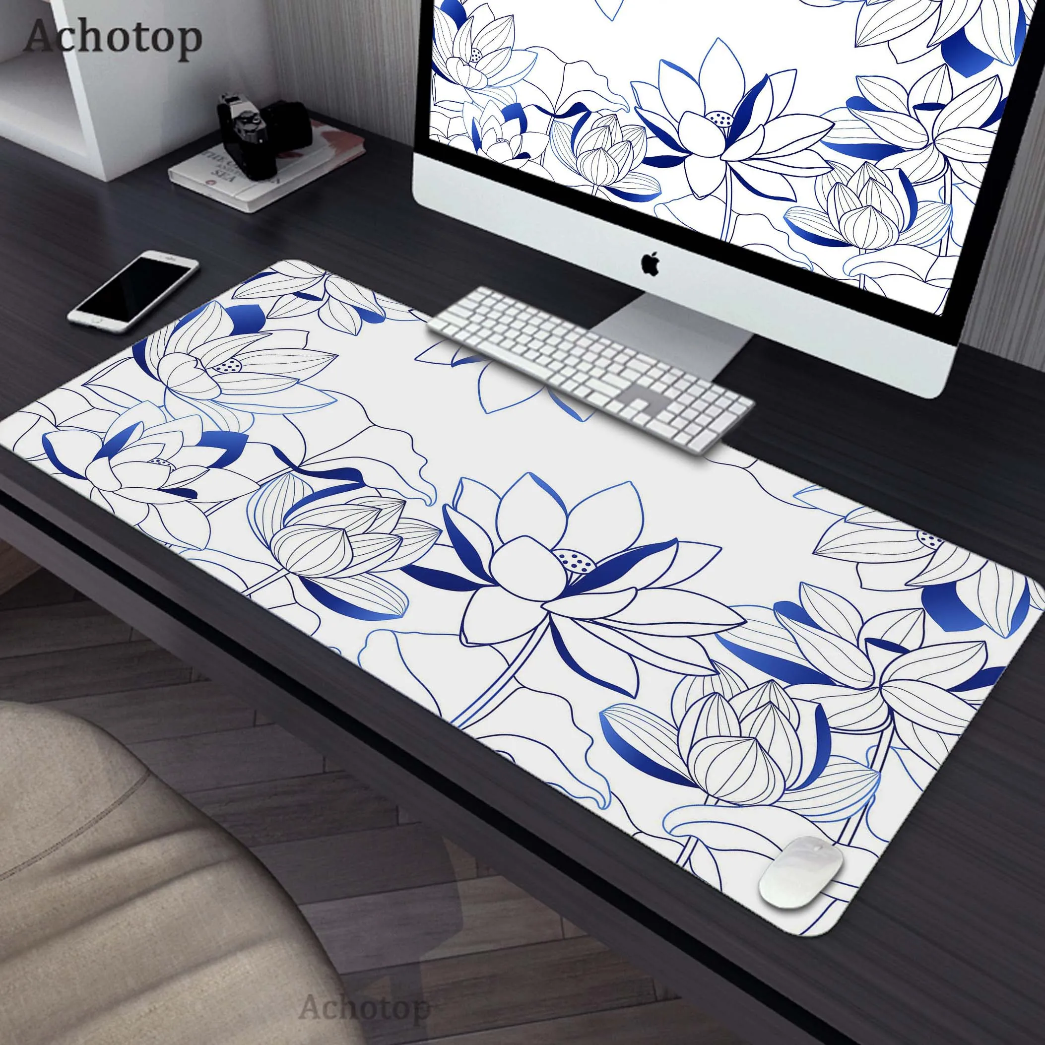 

Gaming Mousepad Pc 90x40cm XXL Mouse Pad Mousemat Non-slip Rubber Pads Big Desk Mat Keyboard Pads Chinese Pattern Gamer Desk Mat