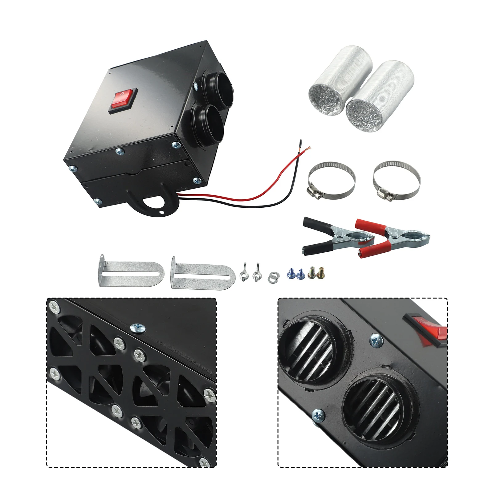 1x Windscreen Defroster 12V 600W ABS Black Demister Heater Interior Auto Electric Equipment Fan Standalone Warmer Replace Part
1x Windscreen Defroster 12V 600W ABS Black Demister Heater Interior Auto Electric Equipment Fan Standalone Warmer Replace Part