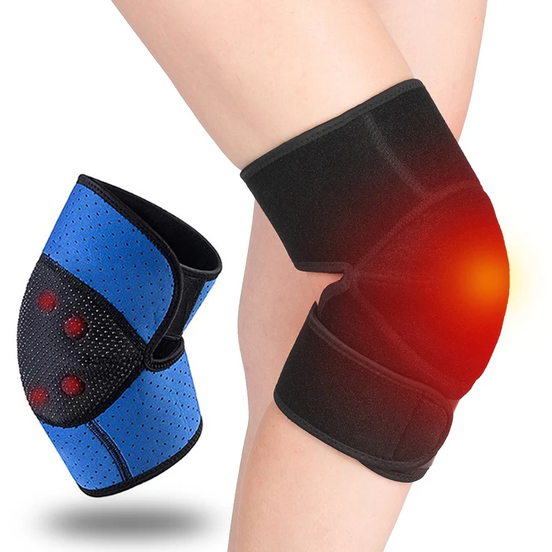 

2PCS Tourmaline Knee brace Self Heating Knee Support Kneepad Arthritis Pain Relief magnetic knee pain Magnetic Knee pain Brace