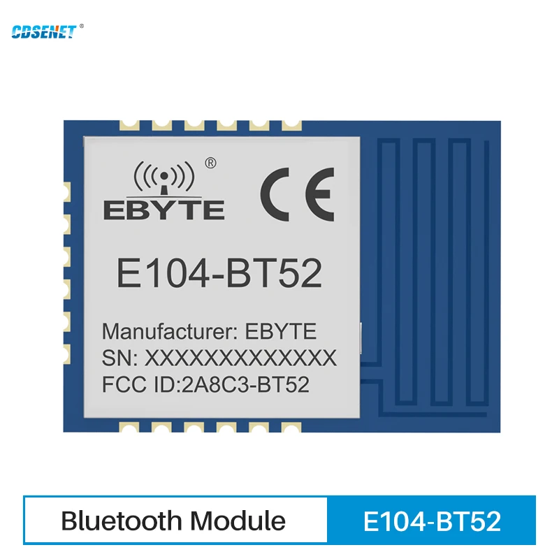 2 шт./лот E104-BT52 DA14531, модуль Bluetooth для UART с низким энергопотреблением, BLE5.0 Beacon Ibeacon, беспроводной передатчик и модуль приемника 
2 шт./лот E104-BT52 DA14531, модуль Bluetooth для UART с низким энергопотреблением, BLE5.0 Beacon Ibeacon, беспроводной передатчик и модуль приемника