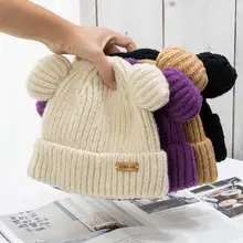 Beanie Hat Bear Ears Shape Knitted Autumn Winter Windproof Warm Hat for Outdoor 
Beanie Hat Bear Ears Shape Knitted Autumn Winter Windproof Warm Hat for Outdoor
