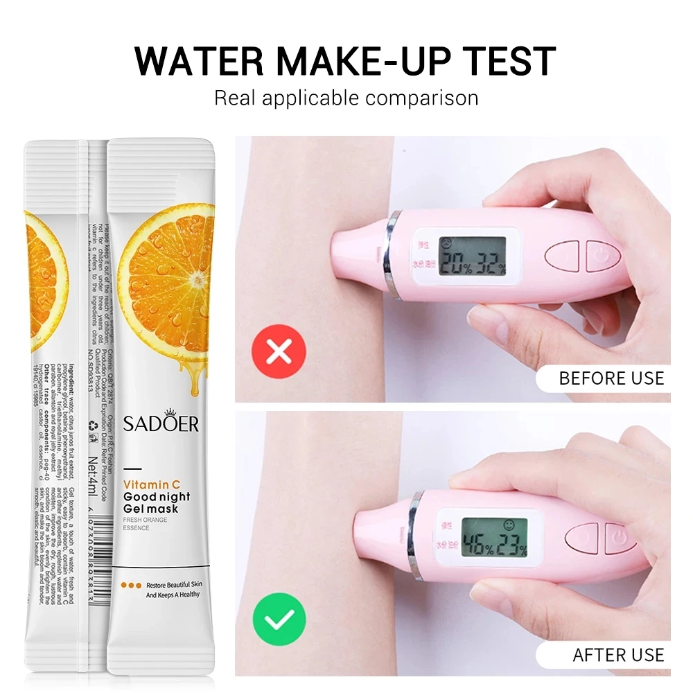 20pcs VC Moisturizing Sleeping Mask Hydrating Skin care Oil-control Whitening Beauty Anti-Aging Essence Cream Gel Facial Masks 4 S4b191a12f149412c93a0d4229352d657J