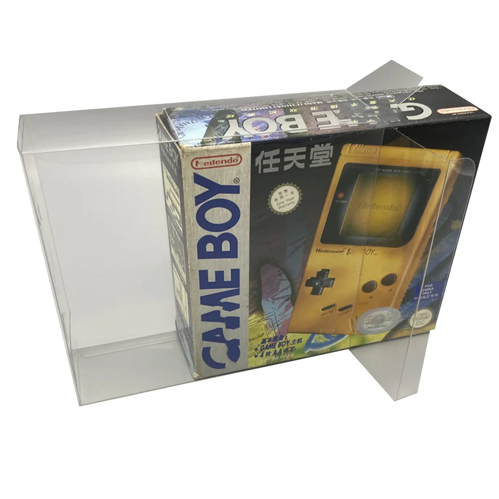 

Collection Display Box For Nintendo Game Boy/GB Console Game Storage Transparent Boxes TEP Shell Clear Collect Case