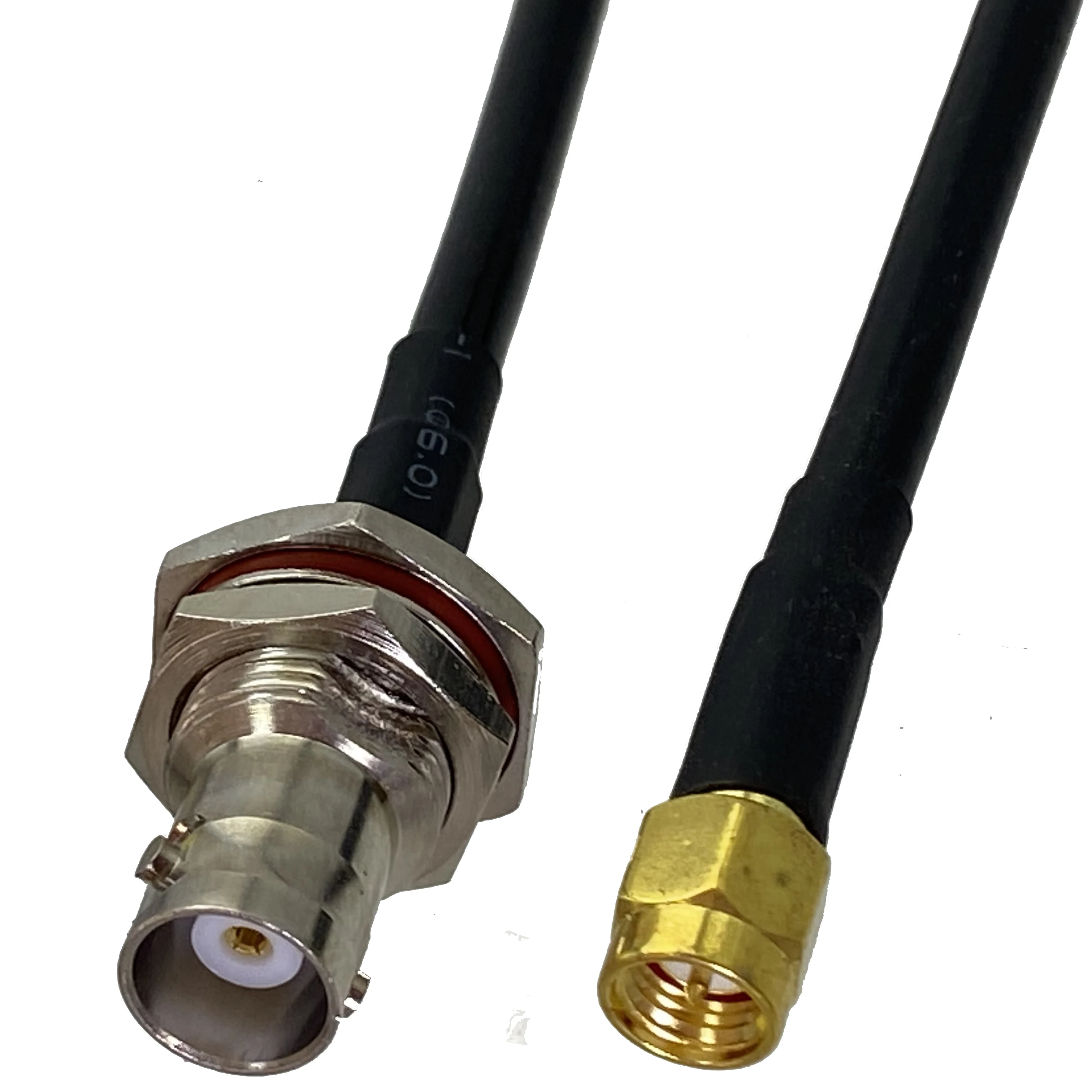 

1pcs RG58 SMA Male Plug to BNC Female Jack Bulkhead RF Coaxial Connector Pigtail Jumper Cable New 6inch~5M