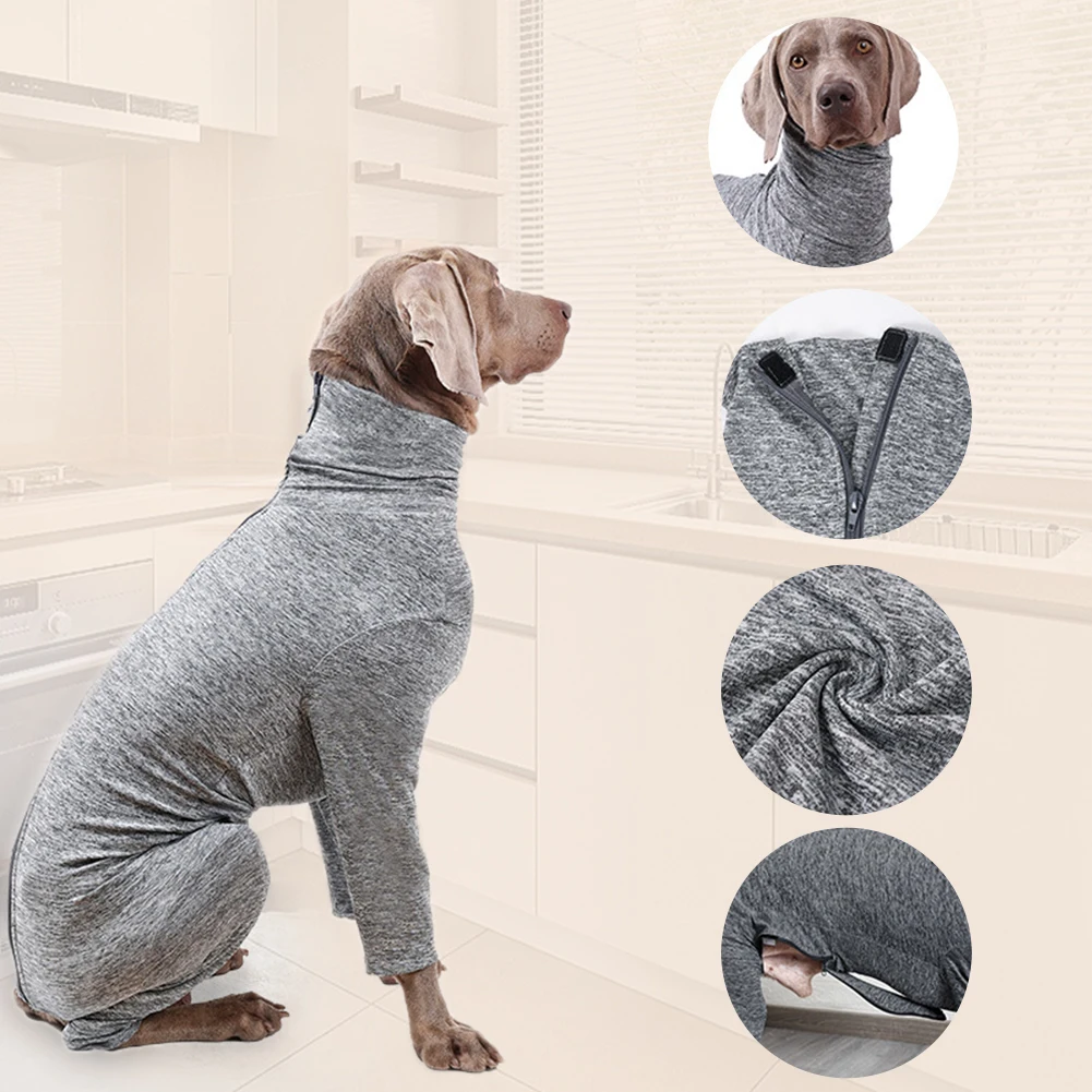 YOUZI Four Legs Dog Pajamas Care Clothing Tights With Back Zipper Home Clothing Dog Bottomed Shirt Recovery Suit
YOUZI Four Legs Dog Pajamas Care Clothing Tights With Back Zipper Home Clothing Dog Bottomed Shirt Recovery Suit