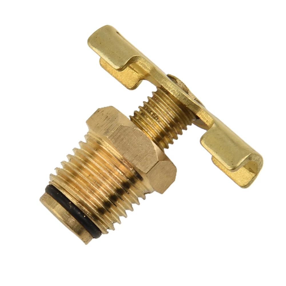 Drain plug valve Blowdown Valve Convenient 1/4 BSP Thread Air Compressor Tank Drain Tap T handle Valve (Brass)
Drain plug valve Blowdown Valve Convenient 1/4 BSP Thread Air Compressor Tank Drain Tap T handle Valve (Brass)