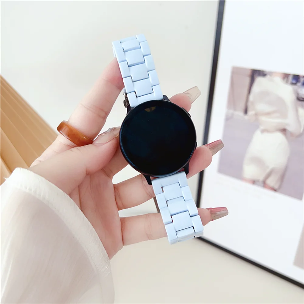 

Ремешок для часов 20 мм 22 мм, браслет для Samsung Galaxy watch 4 Classic/5/5 pro/Active 2/Gear S3 Candy, резиновый браслет для Huawei GT 2/2e/3 pro
