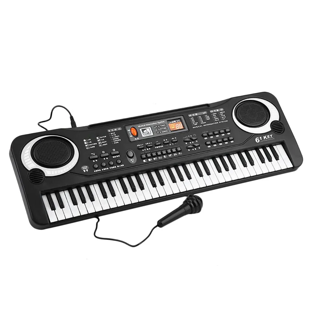 61 Keys Electronic Music Keyboard Organ with Microphone Children Early Educational Tool Electronic Music Keyboard
61 Keys Electronic Music Keyboard Organ with Microphone Children Early Educational Tool Electronic Music Keyboard