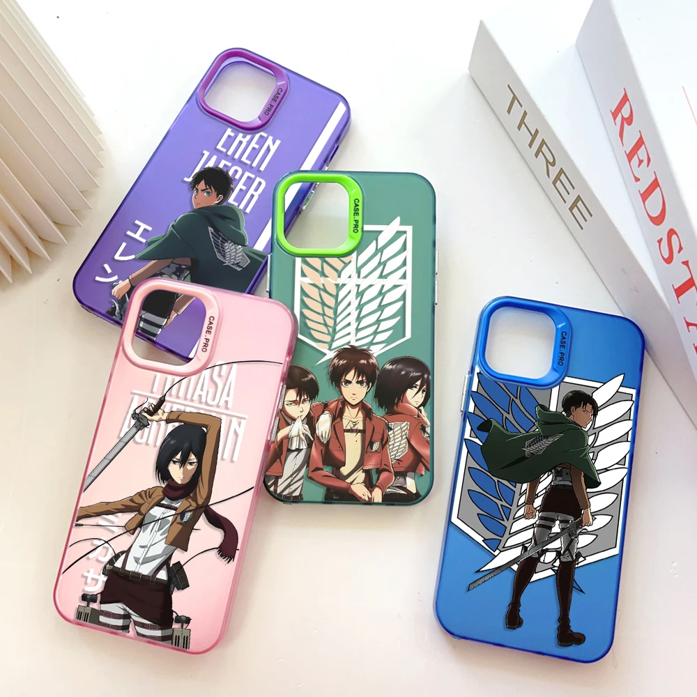 Animation Attack on Titan Phone Case for IPhone 13 12 11 15 14 Pro Max Plus Lens Creative Border Silver Plated Inside Hard TPU
Animation Attack on Titan Phone Case for IPhone 13 12 11 15 14 Pro Max Plus Lens Creative Border Silver Plated Inside Hard TPU