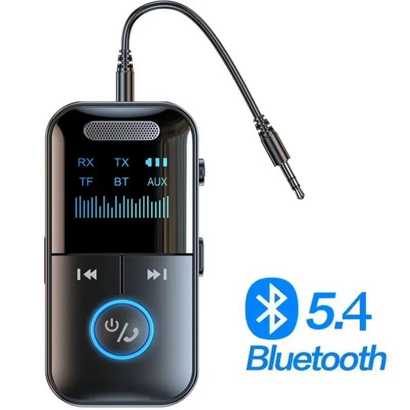 LED Bluetooth 5.4 Adapter Transmitter Receiver 200mA Battery Support TF Card Wireless Audio For Car Music Headphone Speaker
LED Bluetooth 5.4 Adapter Transmitter Receiver 200mA Battery Support TF Card Wireless Audio For Car Music Headphone Speaker