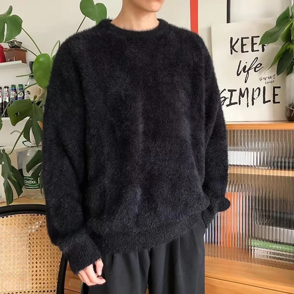 Sweaters Men Korean Thicken Warm Loose Casual Long Sleeve Pullovers Fleece Winter Comfortable Soft,Warm Fashion Tops
Sweaters Men Korean Thicken Warm Loose Casual Long Sleeve Pullovers Fleece Winter Comfortable Soft,Warm Fashion Tops